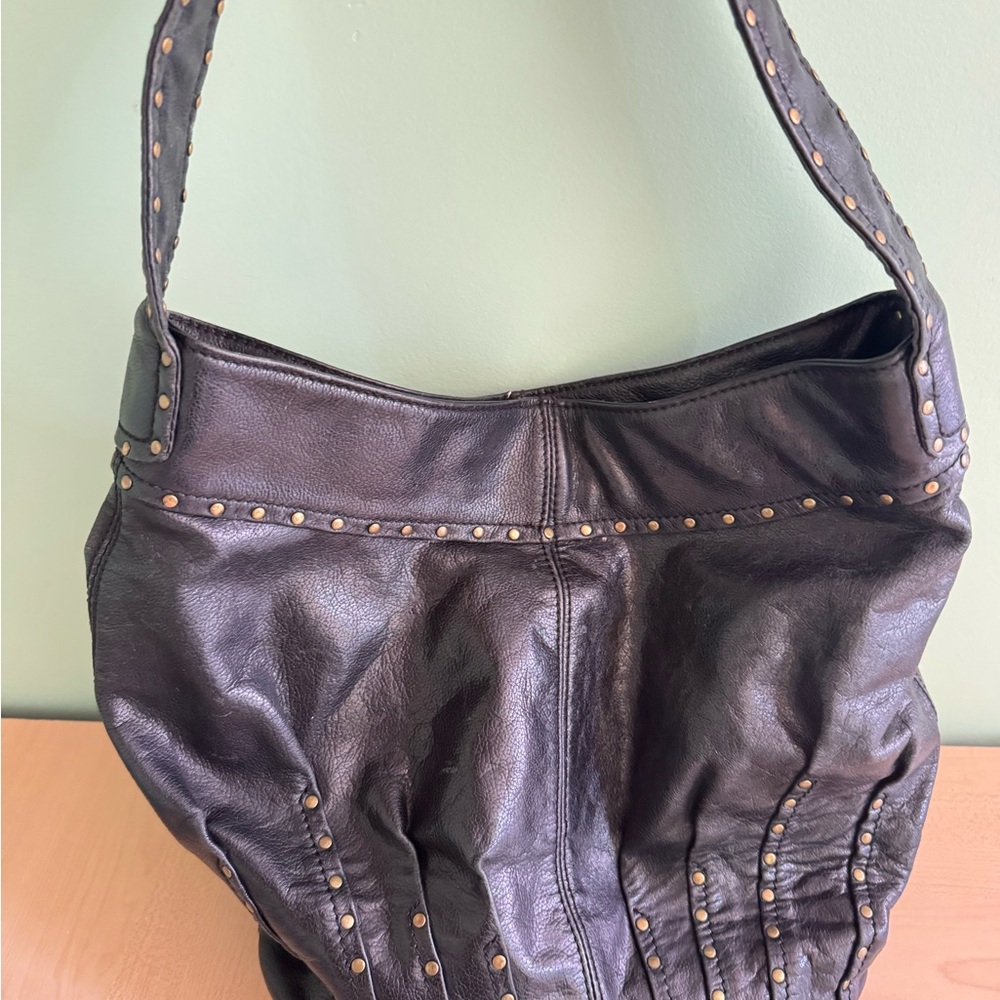 Kooba🖤Black Leather Studded Bag